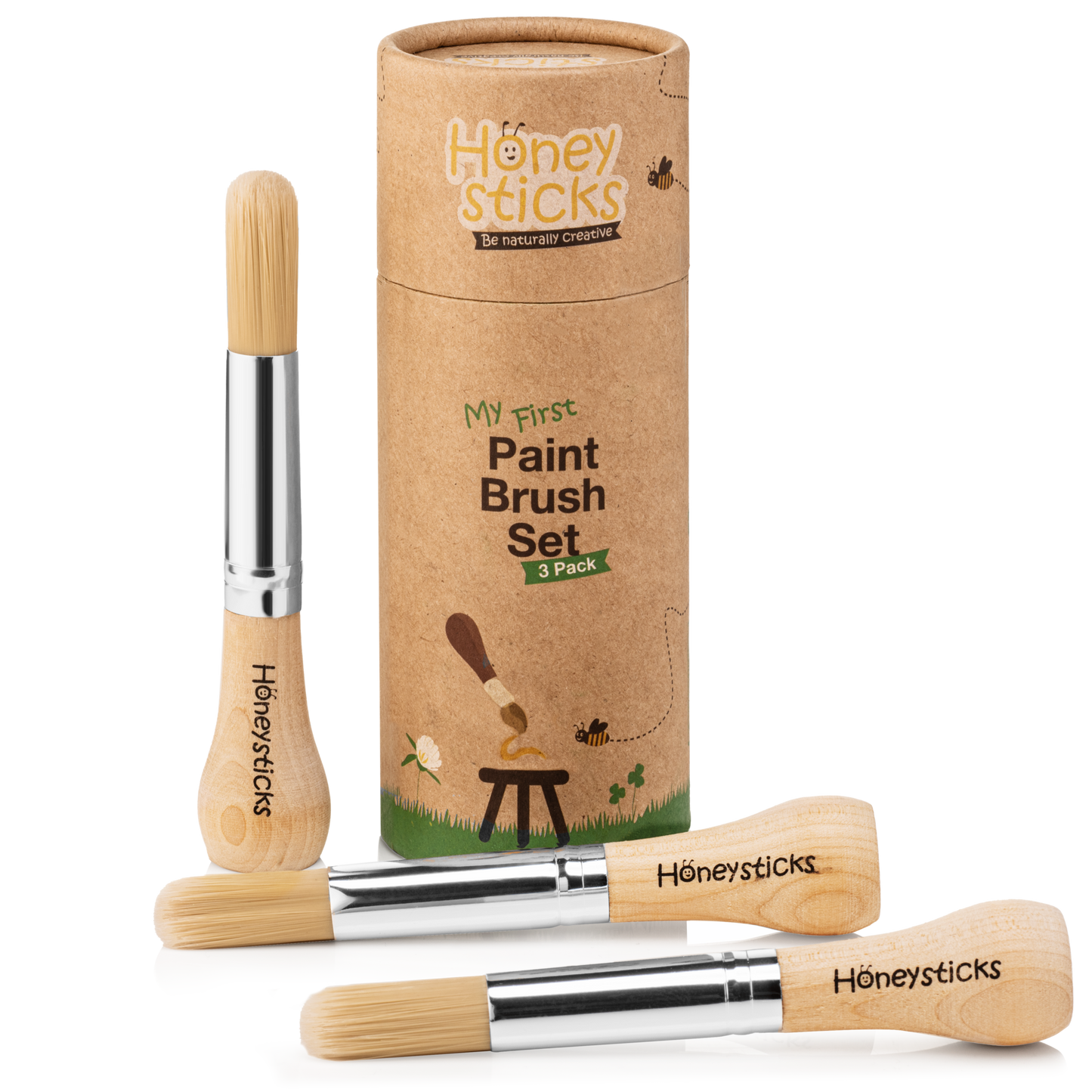 Honeysticks My First Paint Brush Set - 3 Pack