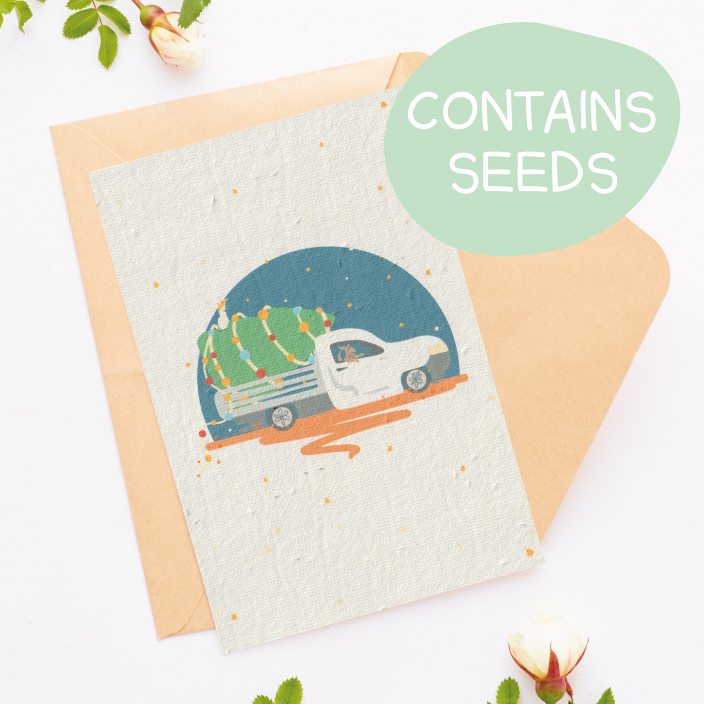 Plantable Christmas Ute Card