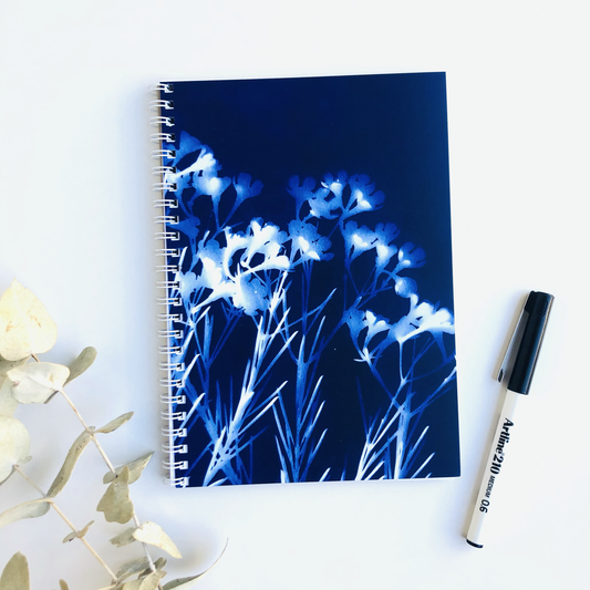 A5 Notebook - Geraldton wax flower