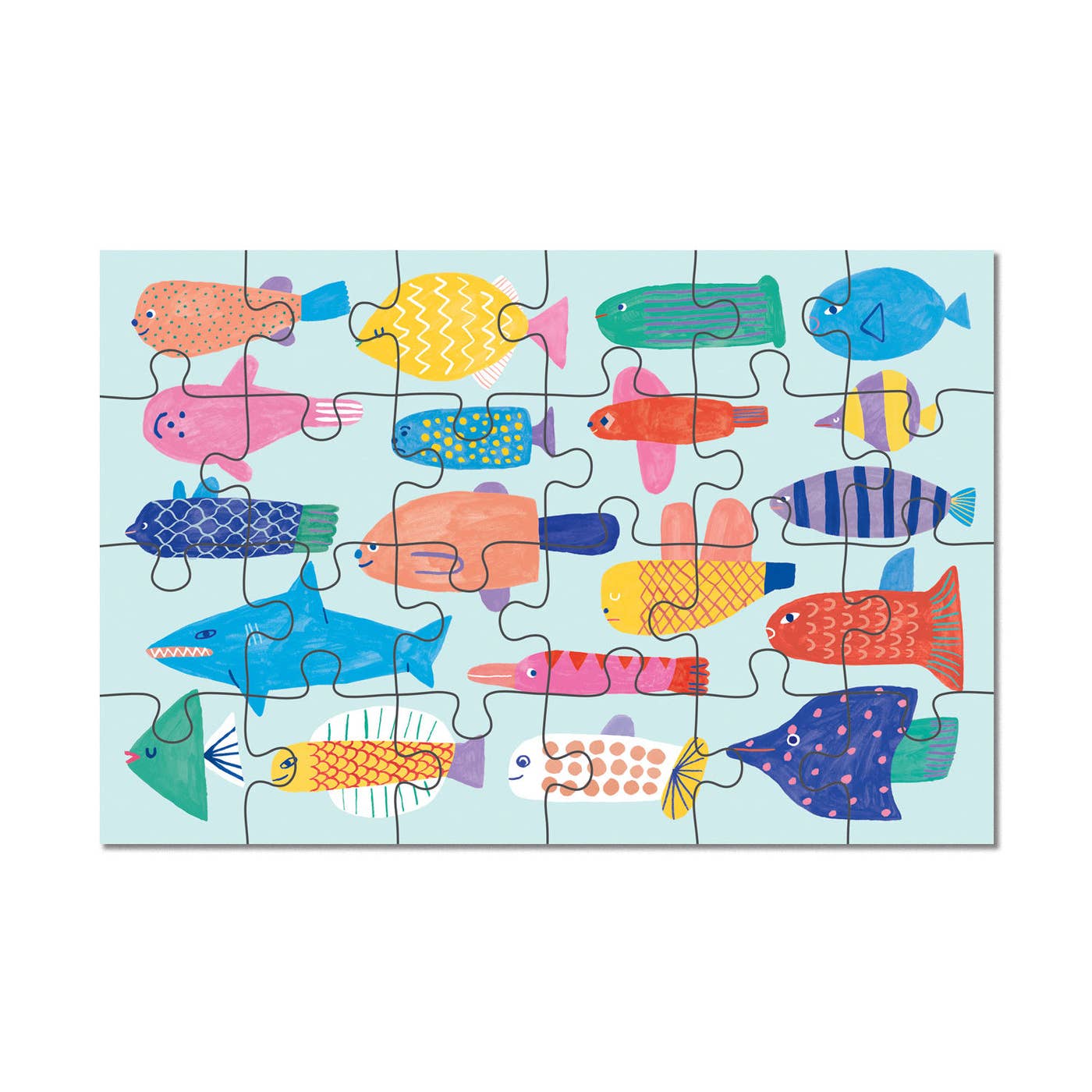 24 Piece Kids Puzzle - Rainbow Reef